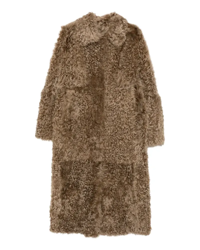 Arma Cristina Mantel aus Shearling - Braun Braun