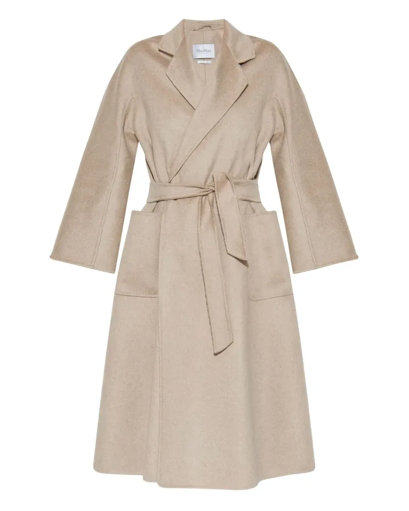 Max Mara Ludmilla Wickelmantel mit Gürtel - Nude Nude