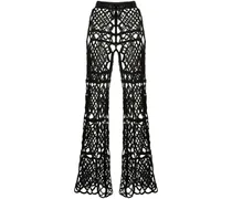 Hose im Layering-Look - Schwarz