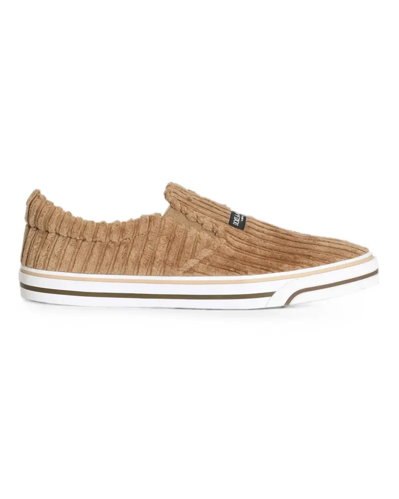 Dolce & Gabbana DG Sailing Sneakers aus Cord - Nude Nude