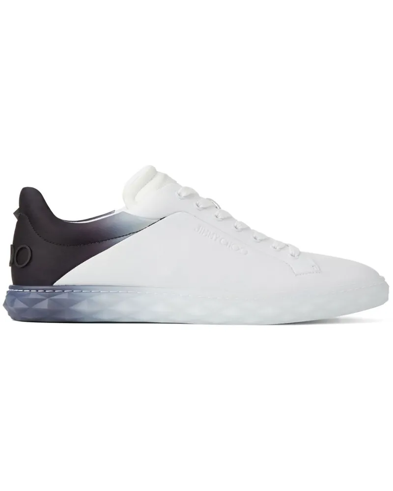 Jimmy Choo Diamond Light/M II Sneakers mit Ombré-Effekt - Weiß Weiß