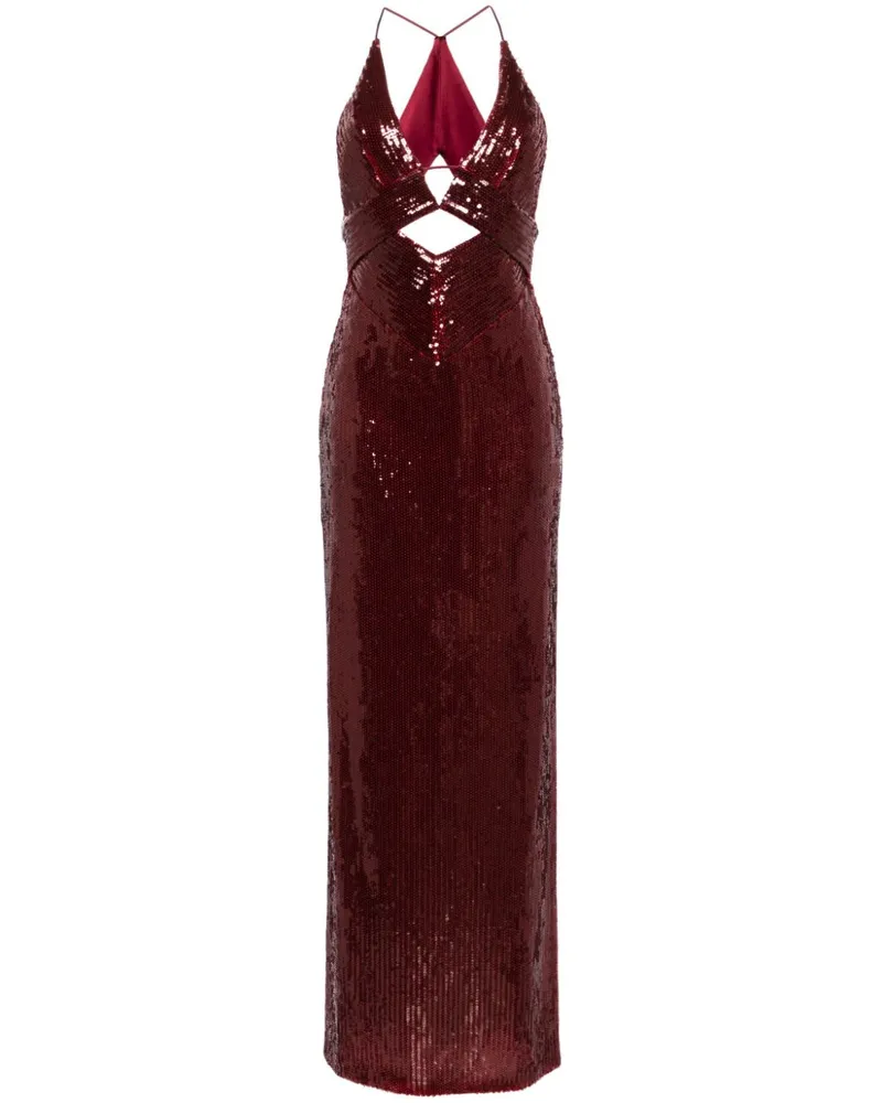 GALVAN Galvanized Prism Maxikleid - Rot Rot