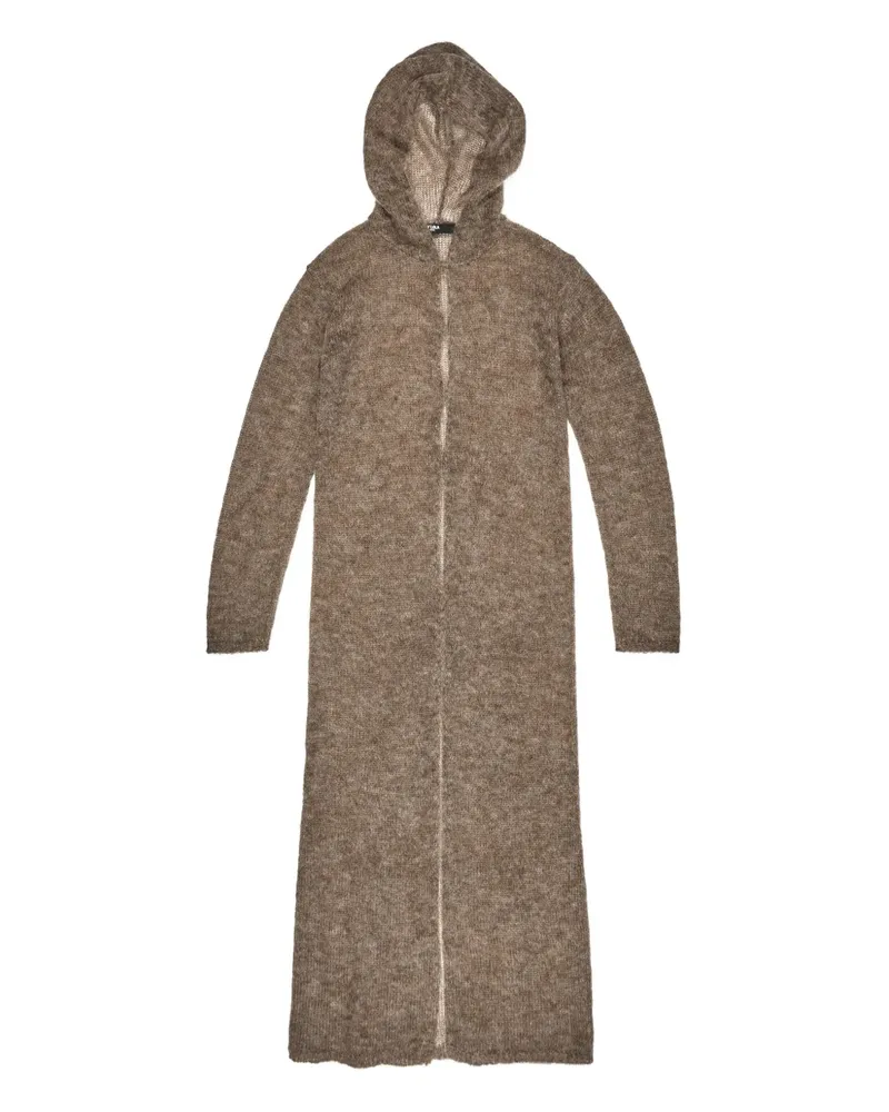 BIMBA Y LOLA Cardigan mit Kapuze - Braun Braun