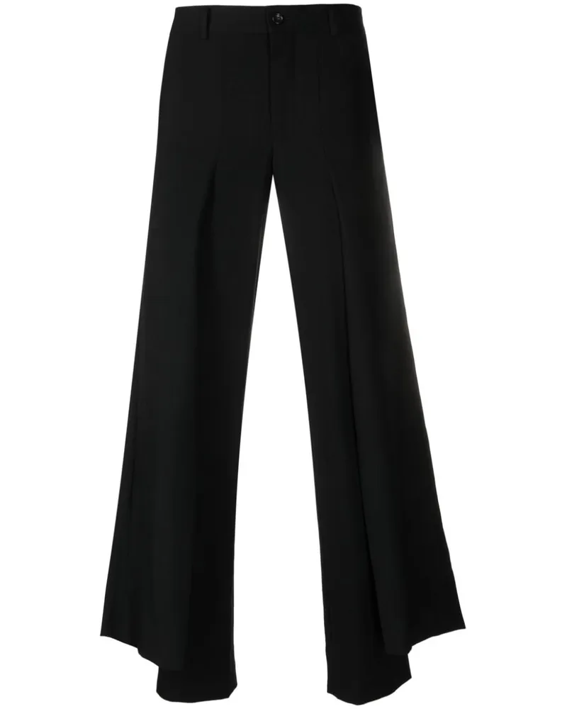 Comme des Garçons Drapierte Hose - Schwarz Schwarz