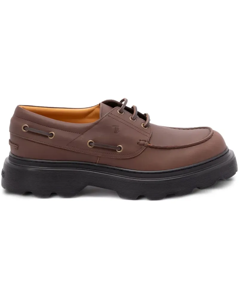 TOD'S Klassische Segelschuhe - Braun Braun