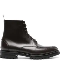 Thom Browne Stiefel mit mandelförmiger Kappe Braun