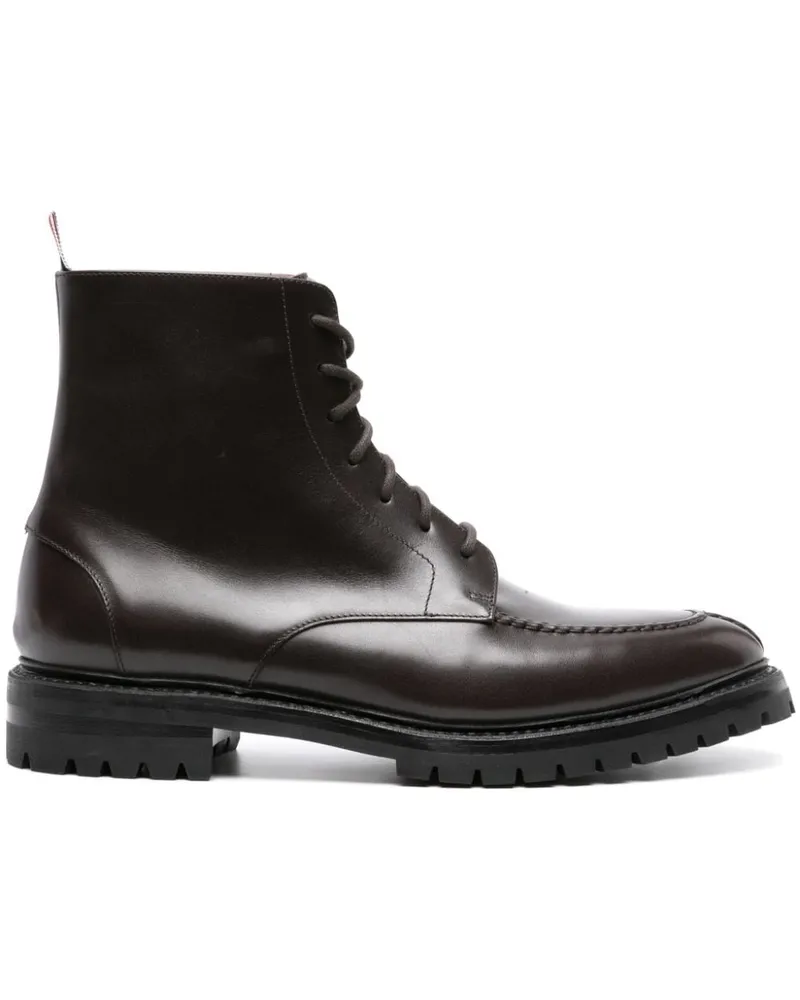 Thom Browne Stiefel mit mandelförmiger Kappe - Braun Braun