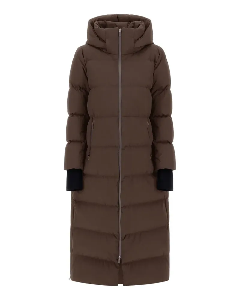 Herno Gesteppter Oversized-Mantel - Braun Braun