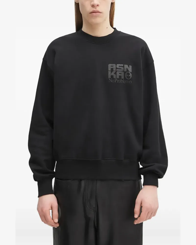 Aries graphic-print sweatshirt - Schwarz Schwarz