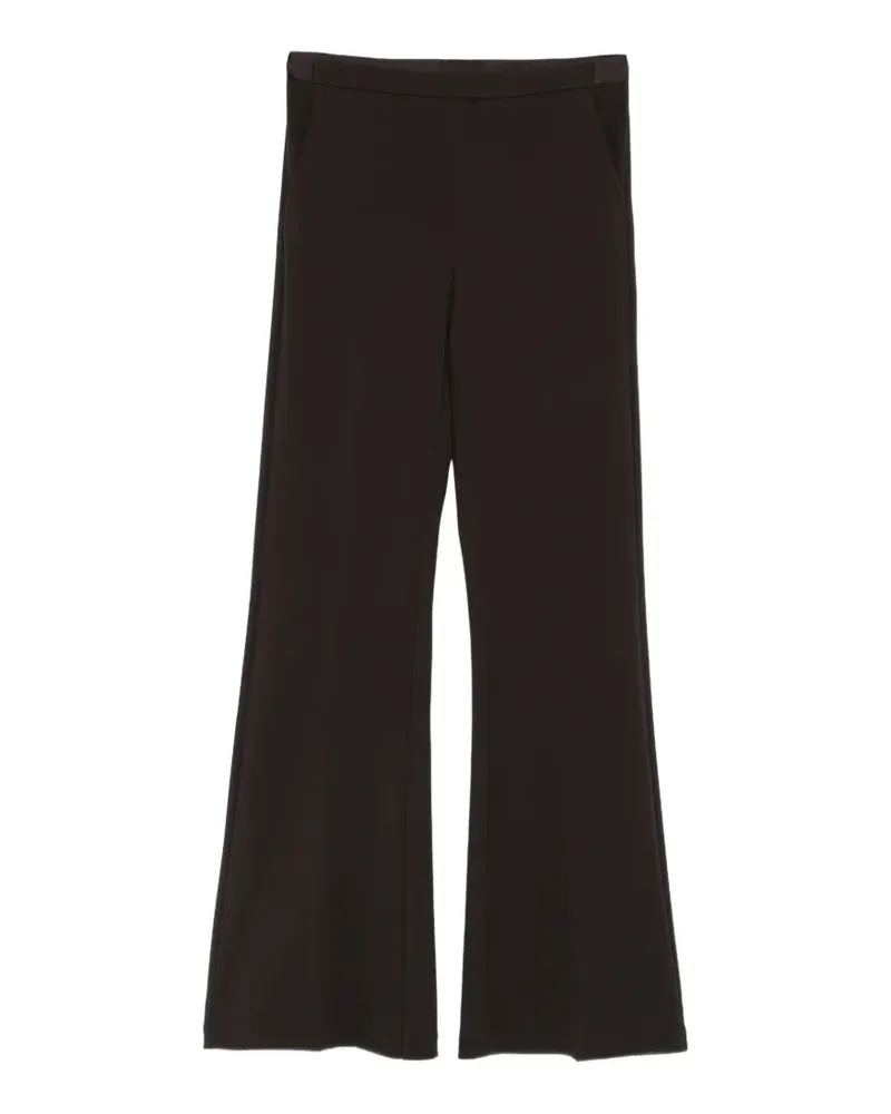 IMPERIAL pressed-crease flared trousers - Braun Braun
