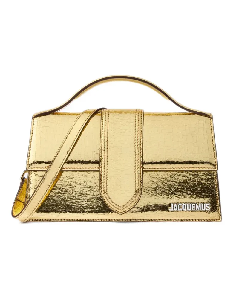 Jacquemus Große The Bambino Tasche - Gold Gold