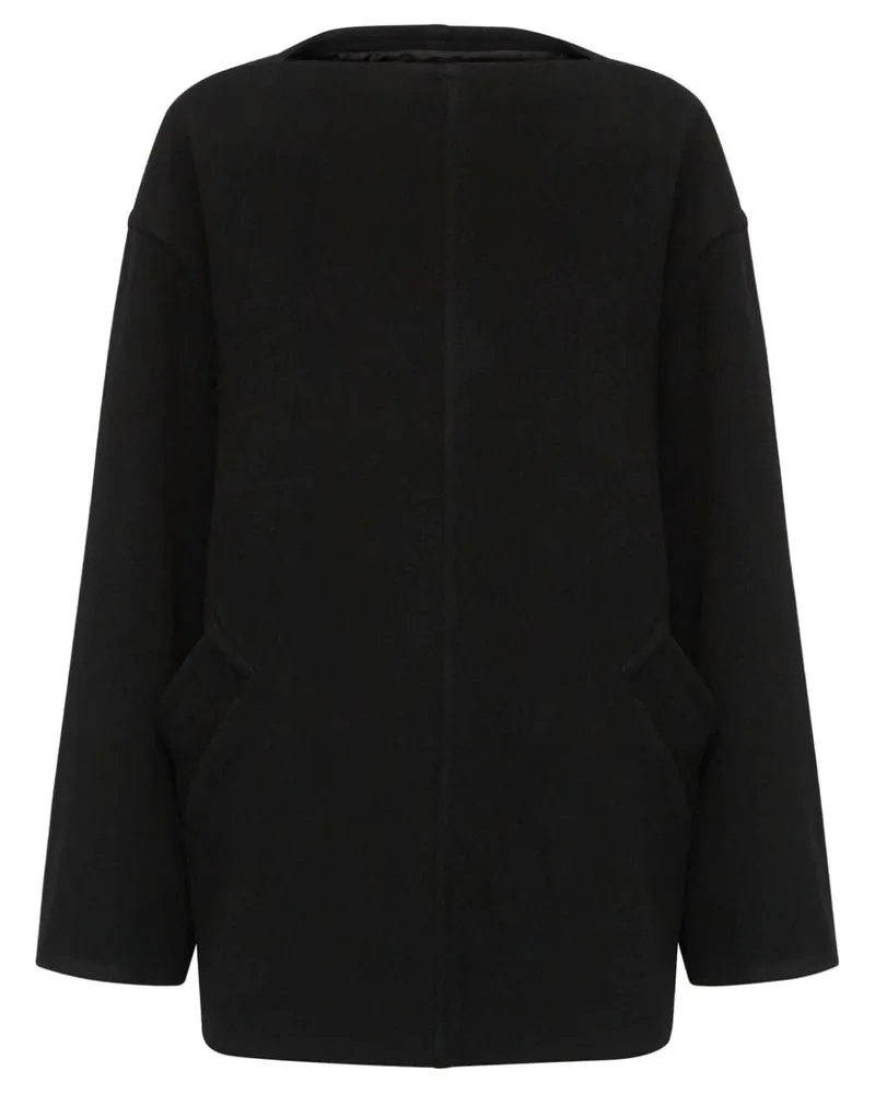 Maison Margiela Sweatshirt aus Filz Schwarz