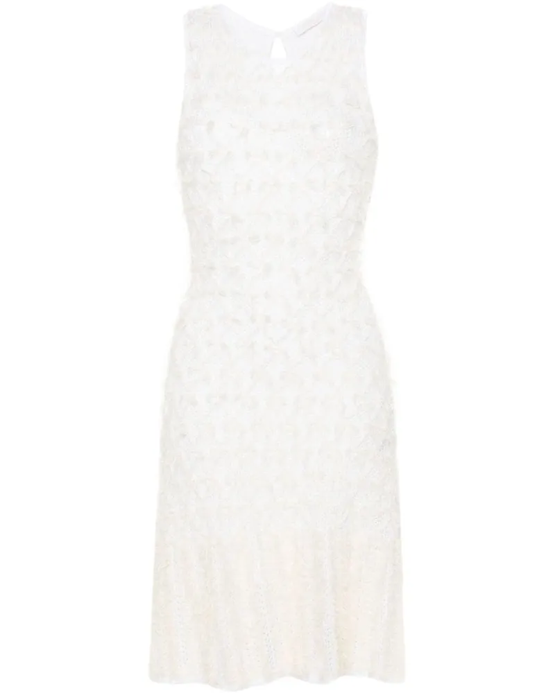 Chloé Ausgefranstes Minikleid - Nude Nude