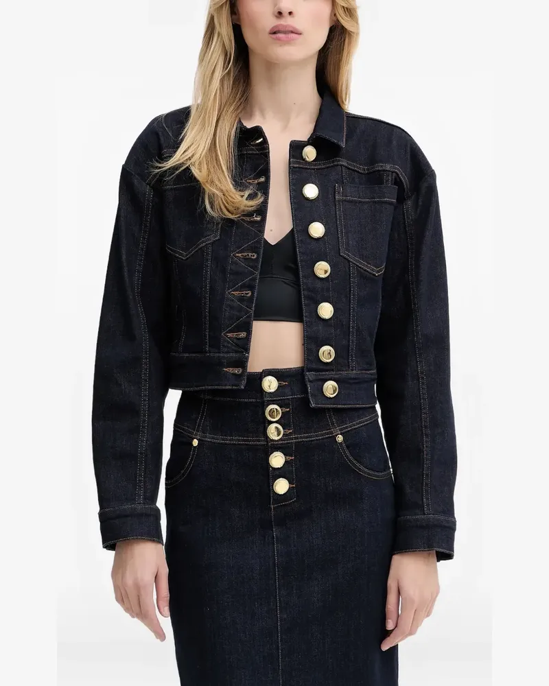 MARCIANO Los Angeles Geknöpfte Jeansjacke - Blau Blau