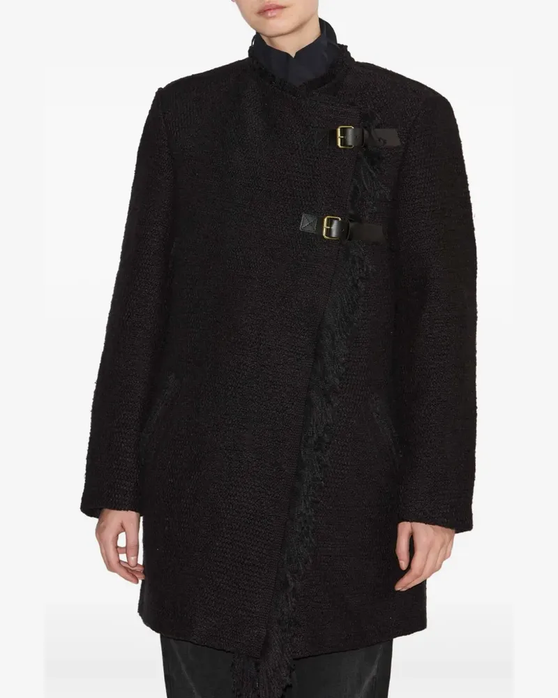 Isabel Marant Garmia Mantel - Schwarz Schwarz