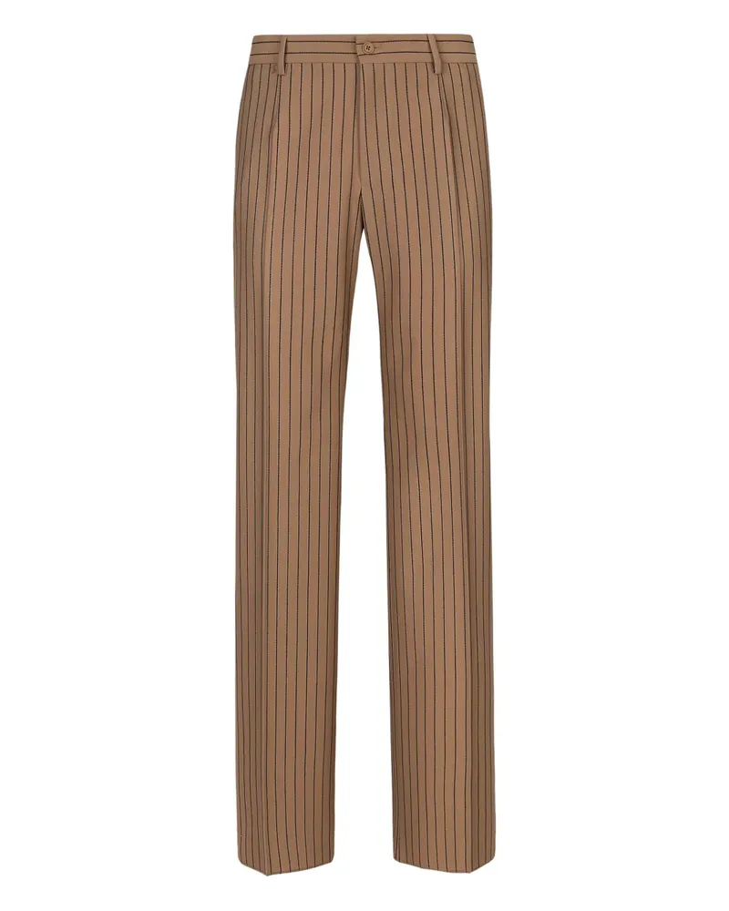 Dolce & Gabbana Hose mit Nadelstreifen - Braun Braun