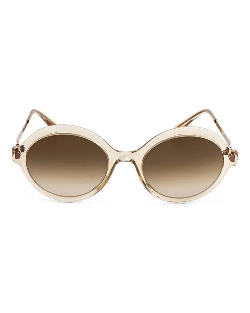Mykita Noomi Sonnenbrille mit rundem Gestell - Nude Nude