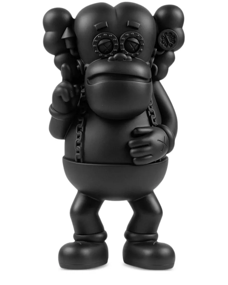 KAWS Cereal Monsters Franken Berry "Black" Figur - Schwarz Schwarz