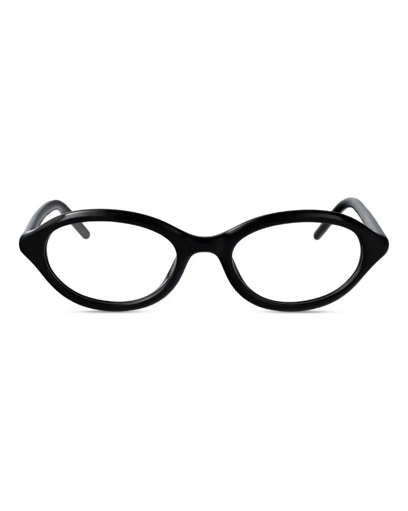 RETROSUPERFUTURE Brille mit ovalem Gestell - Schwarz Schwarz
