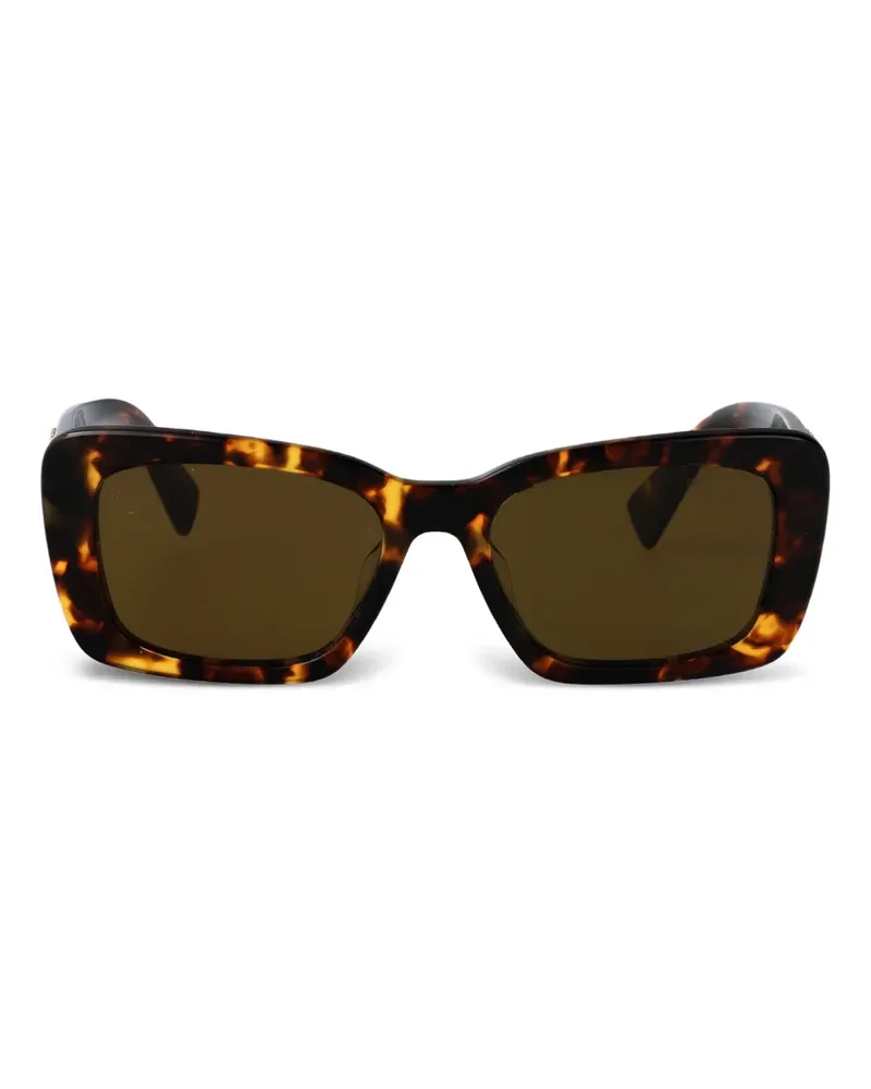 Miu Miu Sonnenbrille mit eckigem Gestell - Braun Braun
