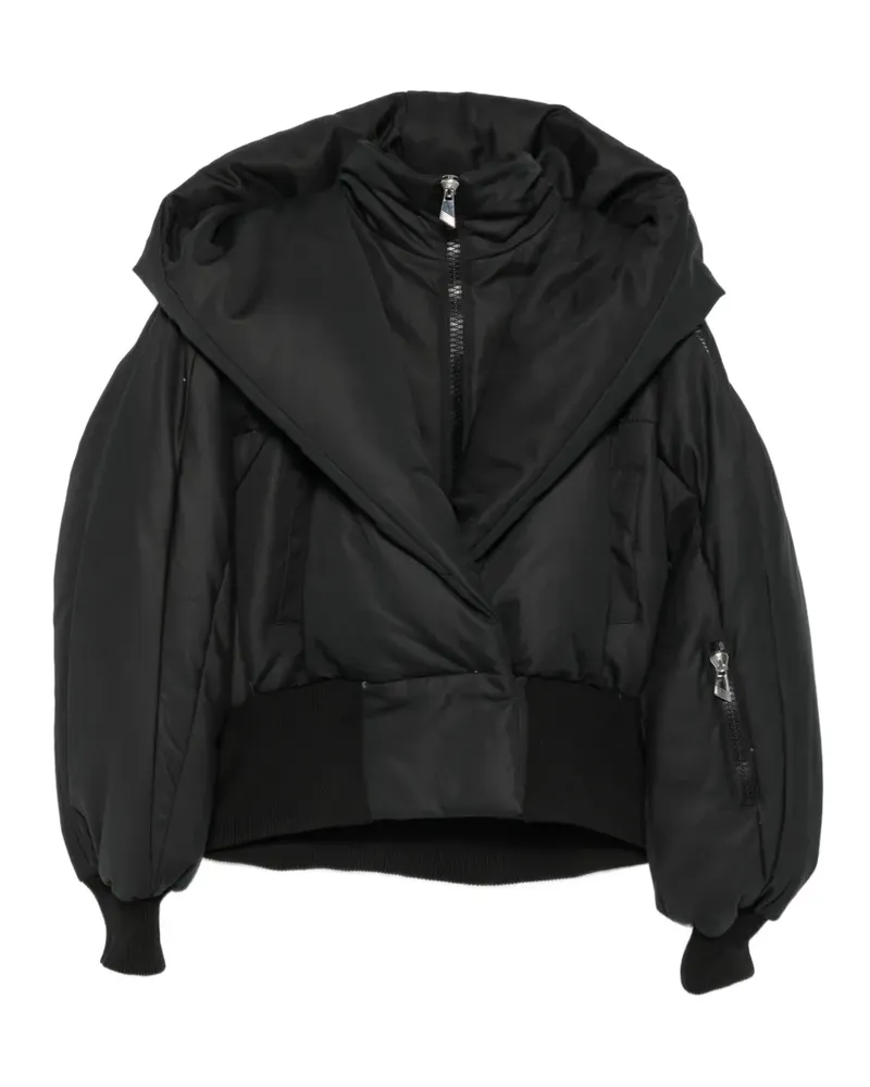 ATTICO Wattierte Jacke mit Stehkragen - Schwarz Schwarz