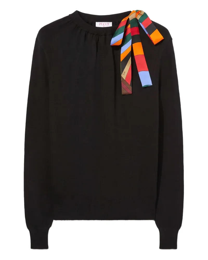 Emilio Pucci Pullover mit Iride-Print - Schwarz Schwarz