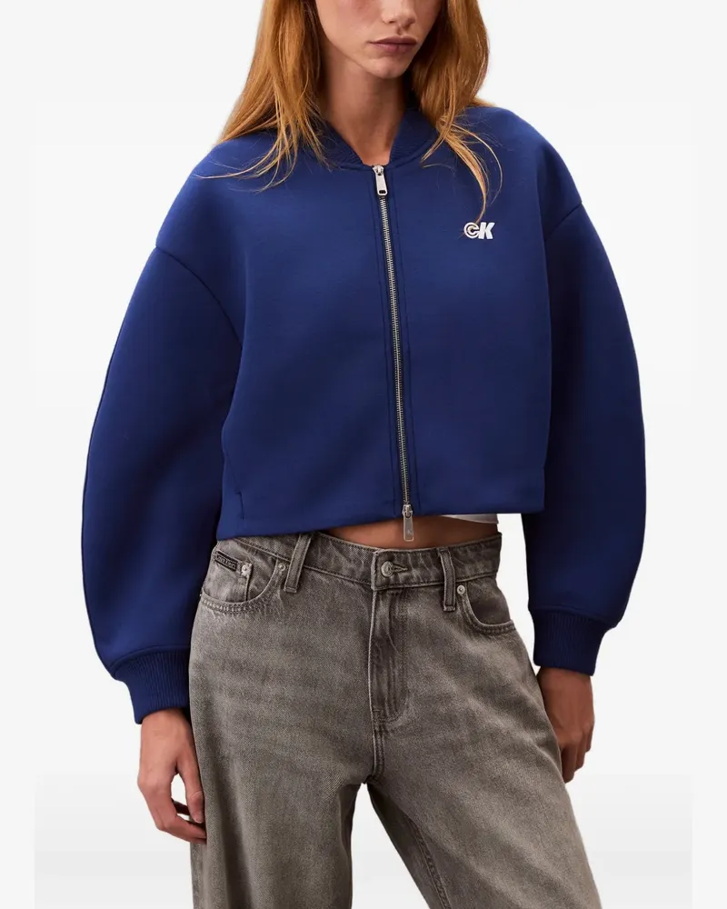 Calvin Klein Jacke mit Reißverschluss - Blau Blau