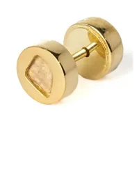 Parts Of Four Ohrstecker mit einem kleinen Diamanten Gold