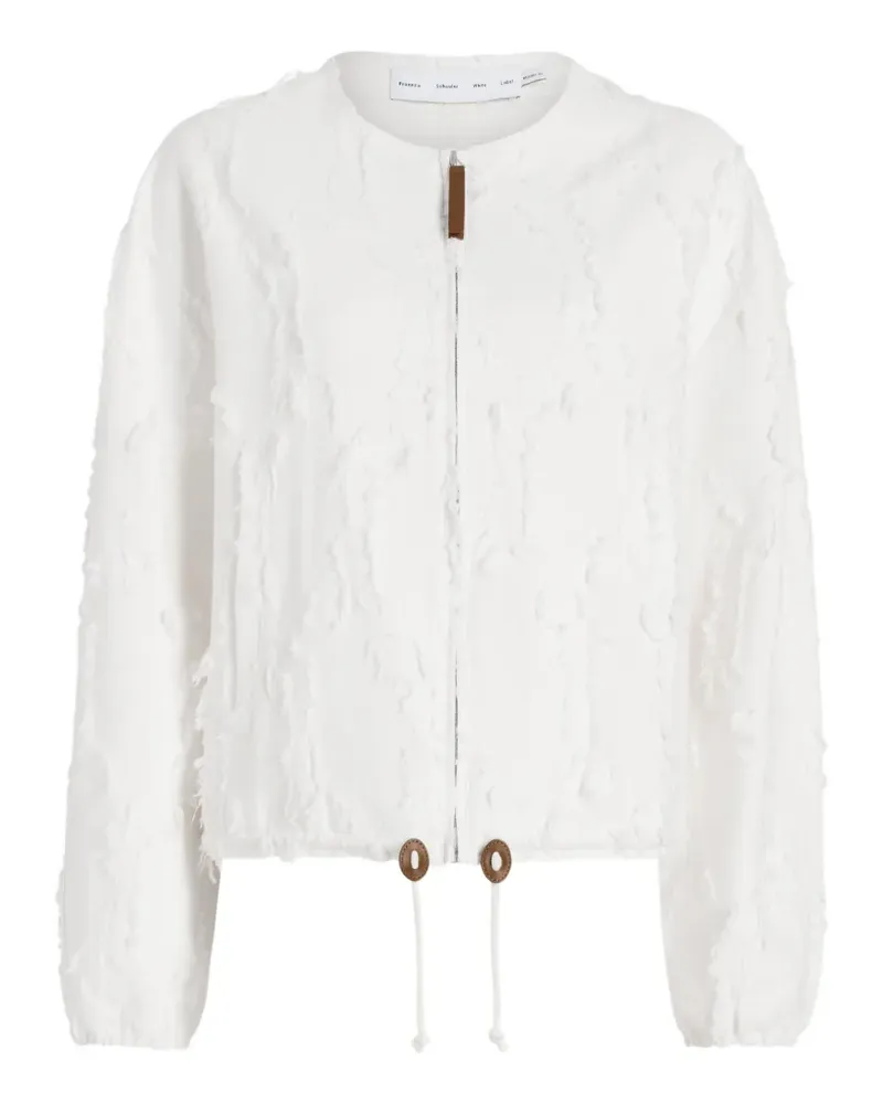 Proenza Schouler Jacquard-Jacke mit Fransen - Nude Nude