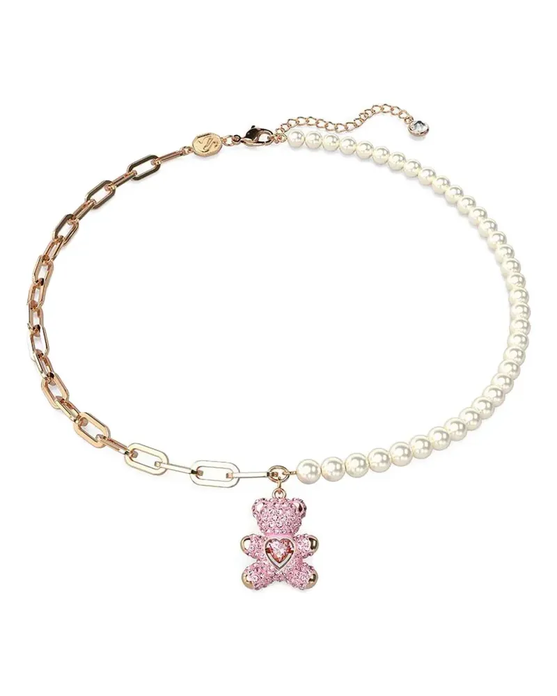 Swarovski Teddy Halskette - Rosa Rosa