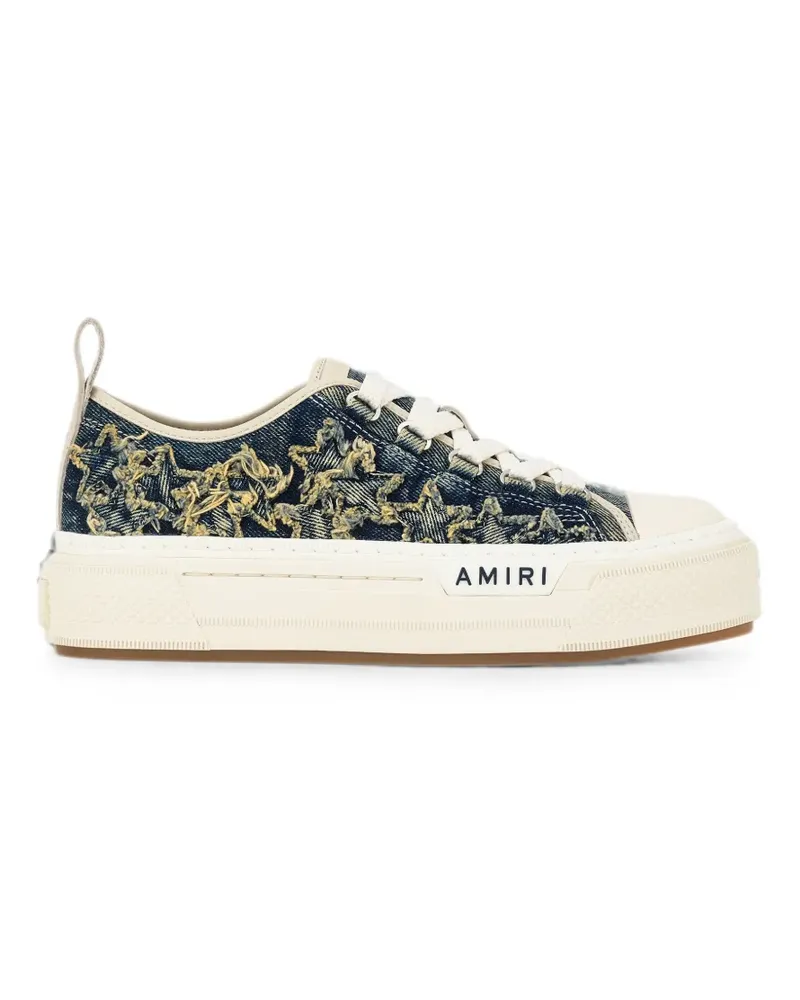 Amiri Denim Court Sneakers - Blau Blau