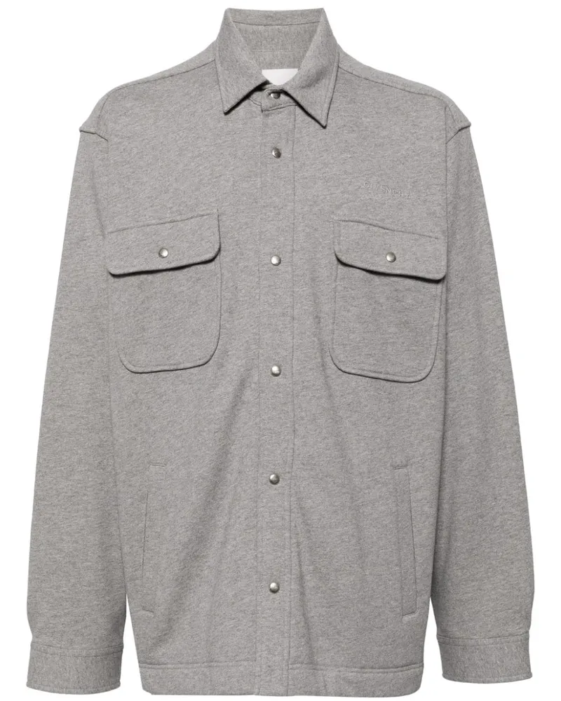 Givenchy Hemd mit Logo-Stickerei - Grau Grau