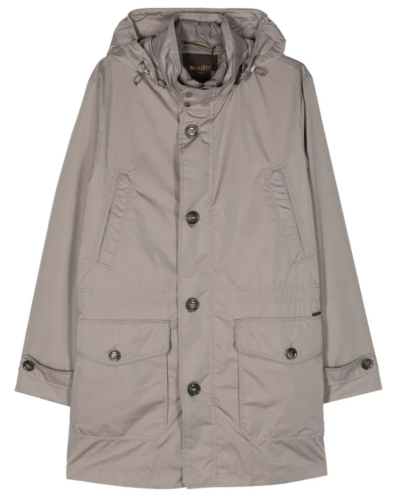 MOORER Torino-WK Parka mit Kapuze - Grau Grau