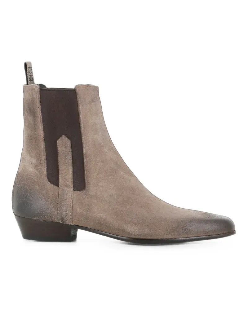 Pantanetti Chelsea-Boots aus Wildleder - Grau Grau