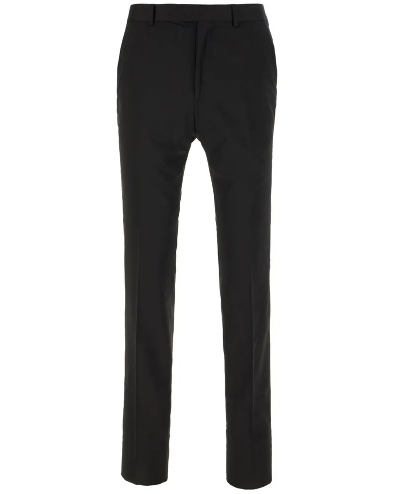 Ermenegildo Zegna Tapered-Hose mit Bügelfalten - Schwarz Schwarz