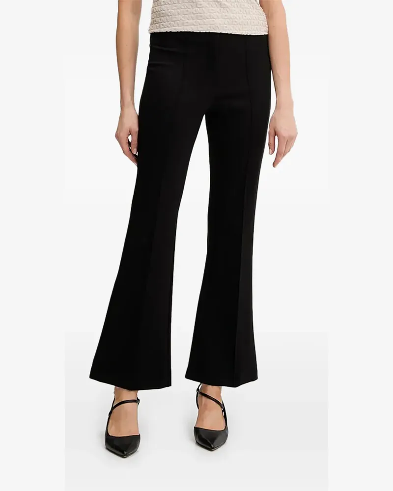 DKNY flared trousers - Schwarz Schwarz