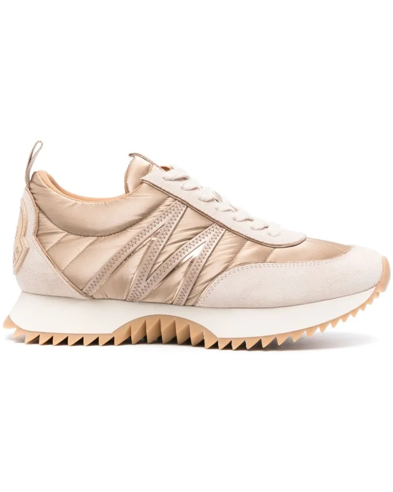 Moncler Gefütterte Pacey Sneakers - Nude Nude