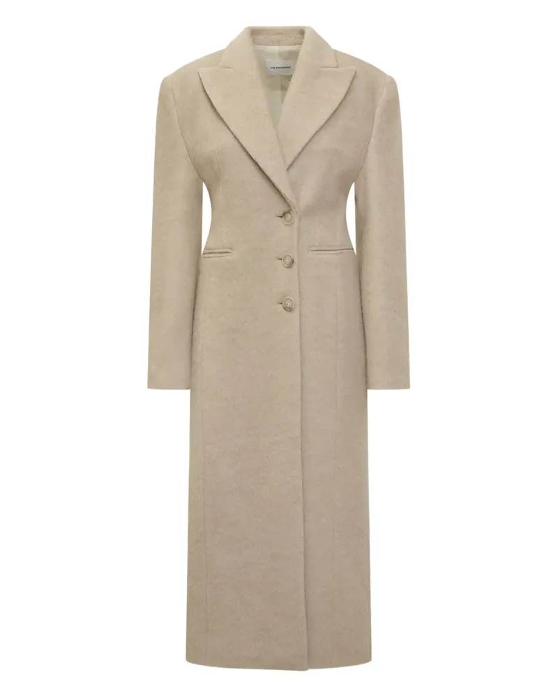 ANDAMANE Geknöpfter Sanduhr-Mantel - 108|IVORY 108