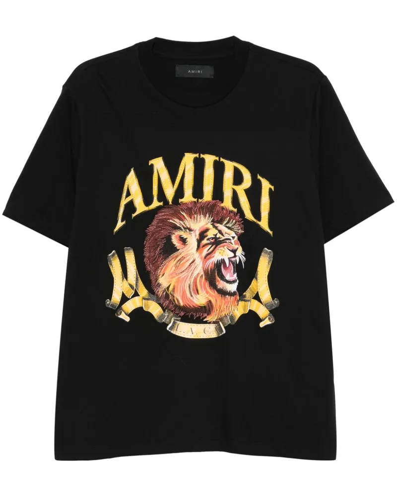 Amiri Lion T-Shirt - Schwarz Schwarz