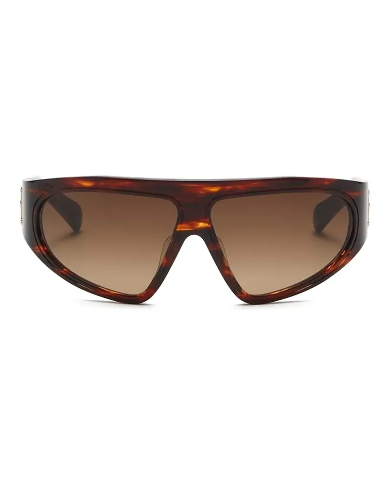 Balmain B-Escape Sonnenbrille mit Shield-Gestell - Braun Braun