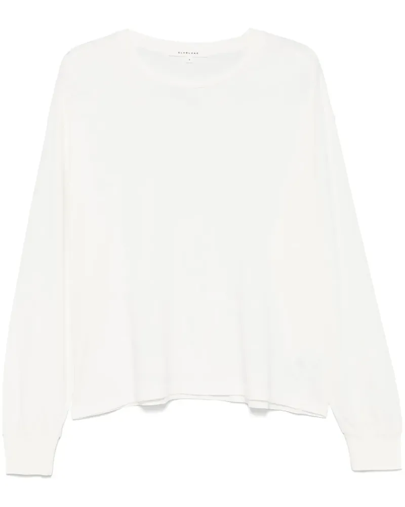 SLVRLAKE Klassisches Langarmshirt - Weiß Weiß