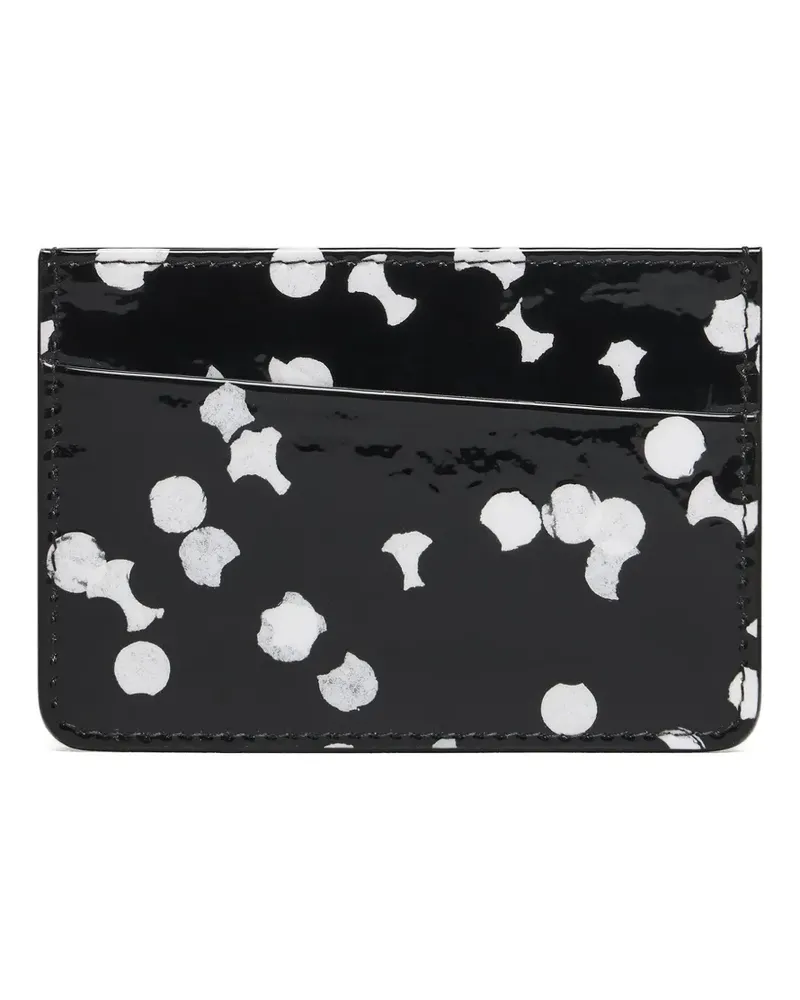 Maison Margiela confetti-print four-stitch card holder - Schwarz Schwarz