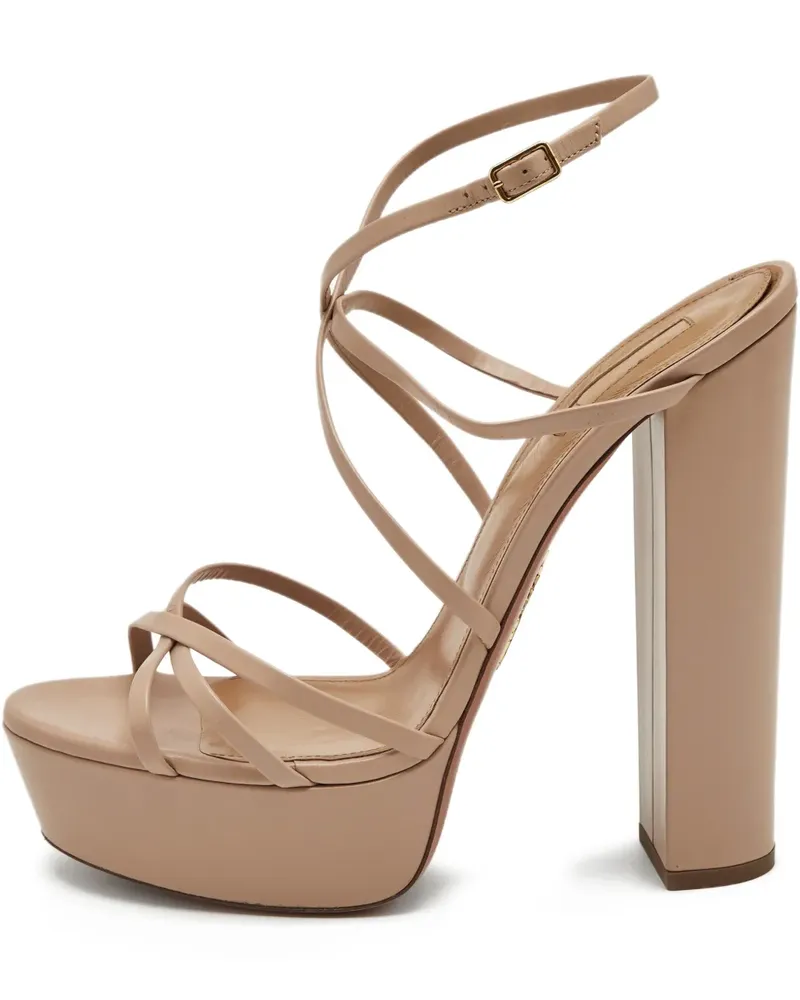 Aquazzura Gin Plateau-Sandalen - Nude Nude