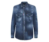 Jeanshemd im Western-Look - Blau