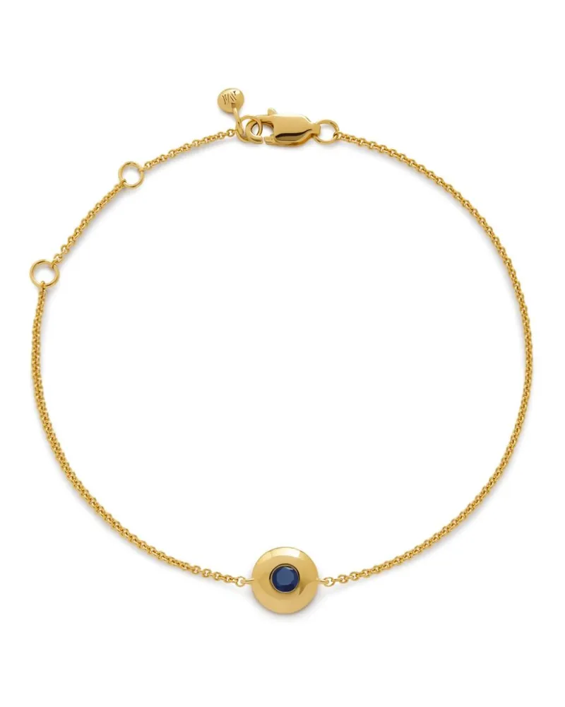 Monica Vinader September Birthstone Armband aus 18kt Gelbgold-Vermeil Gold