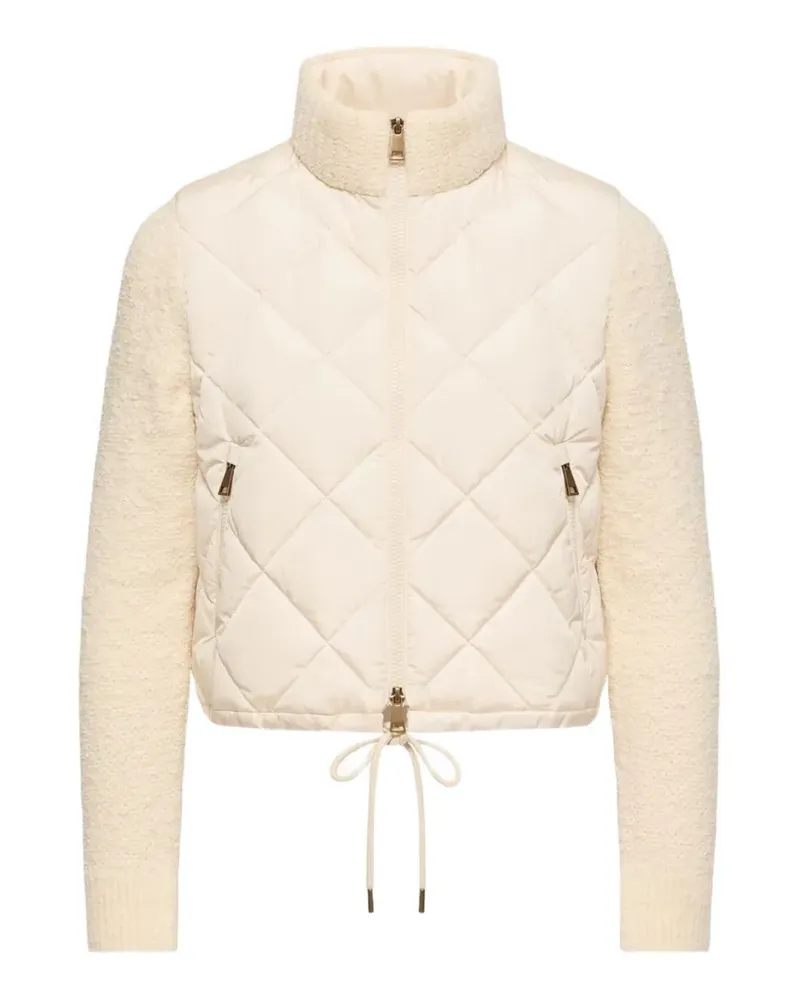 Moncler Jacke mit gesteppten Einsätzen - Weiß Weiß