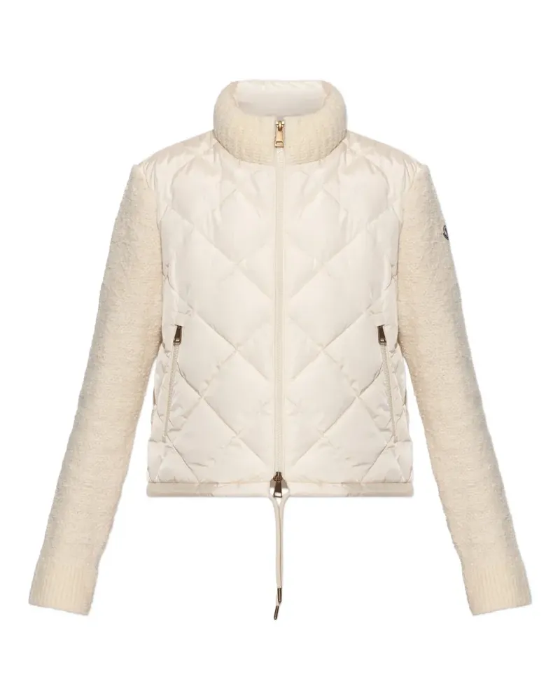 Moncler Gesteppte Daunenjacke - Weiß Weiß