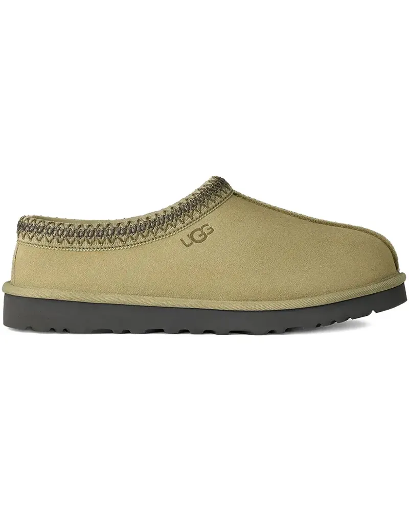 UGG Tasman logo-detail suede mules - Nude Nude
