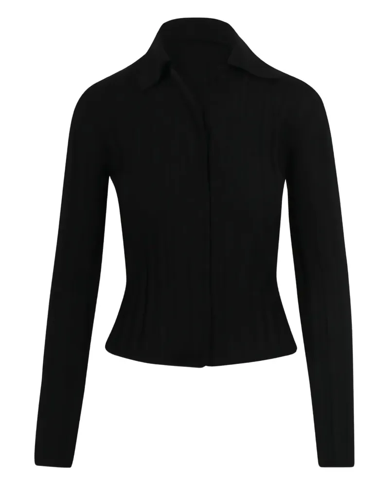 PLAN C ribbed knitwear - Schwarz Schwarz