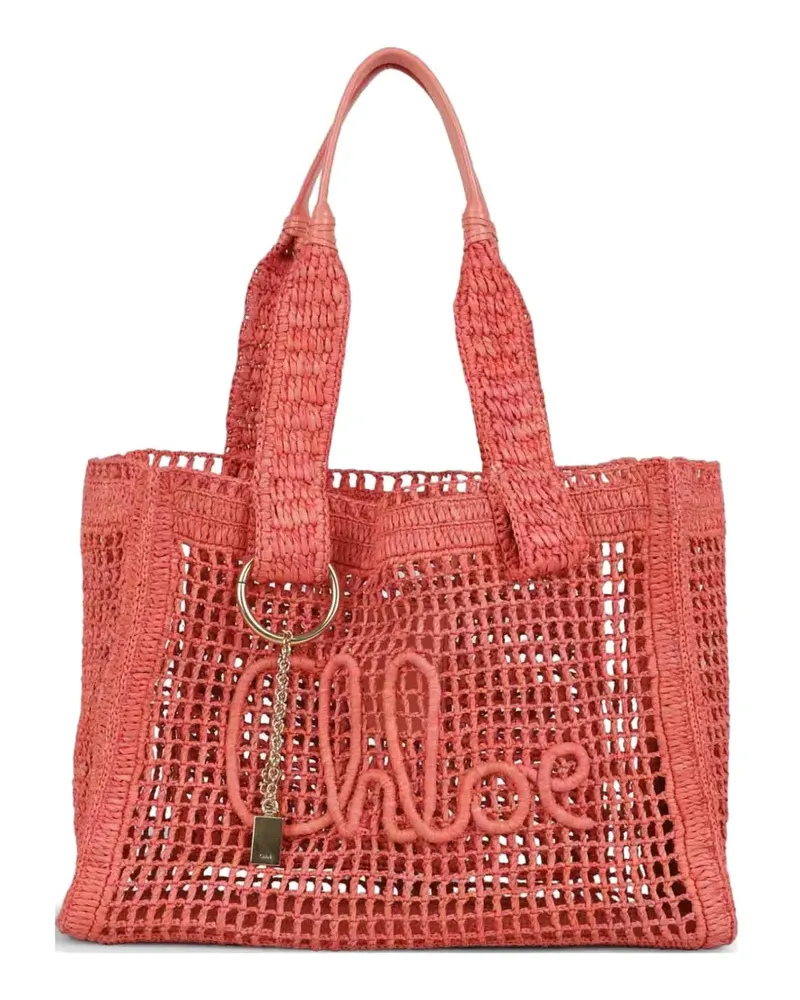 Chloé raffia banana bag - Rosa Rosa